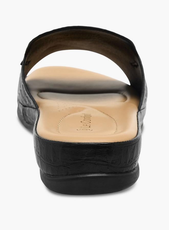 Le Confort Women Textured Slide Sandals - Image 5